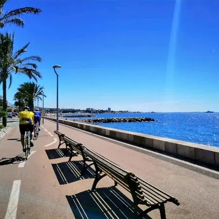 Oasis Marin 1 Proche Parking Wifi * Cagnes-sur-Mer